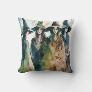 Witch illustration #1 cushion