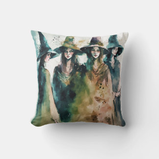 Witch illustration #1 cushion