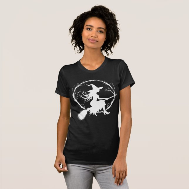 Witch in Flight T-Shirt (Front Full)