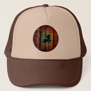 WITCH IN THE WOODS FOREST TRUCKER HAT