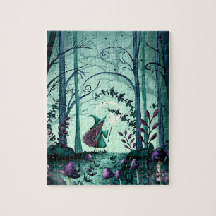 Witch in the Woods Jigsaw Puzzle