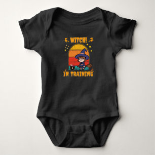 Witch in training baby bodysuit