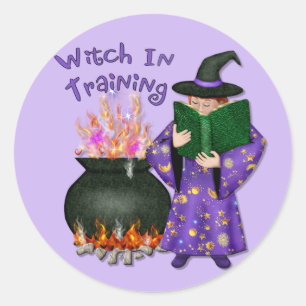 Witch in Training Sticker