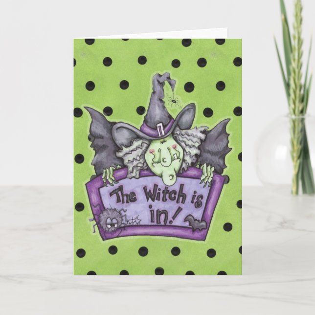 Witch Is In - Greeting Card (Front)