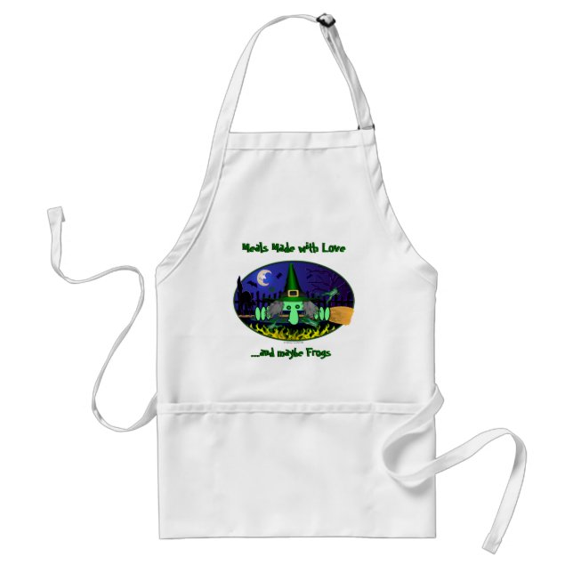 Witch Kilroy Frogs Apron (Front)