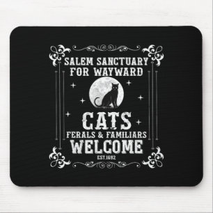 Witch M Sanctuary For Wayward Black Cats 1692 Mouse Pad