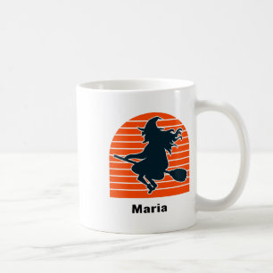 Witch Maria Halloween Personalised Coffee Mug