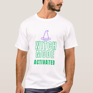 WITCH MODE ACTIVATED – Neon Magic Halloween Shirt