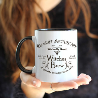 Witch Mug, Witchy Mug, Witches Brew Halloween Mug