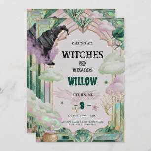 Witch Musical Birthday Invitation Magical Canva