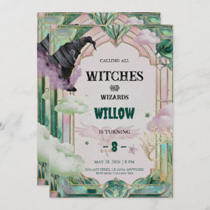 Witch Musical Birthday Invitation Magical Canva