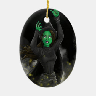 Witch - No Good Deed Ceramic Tree Decoration