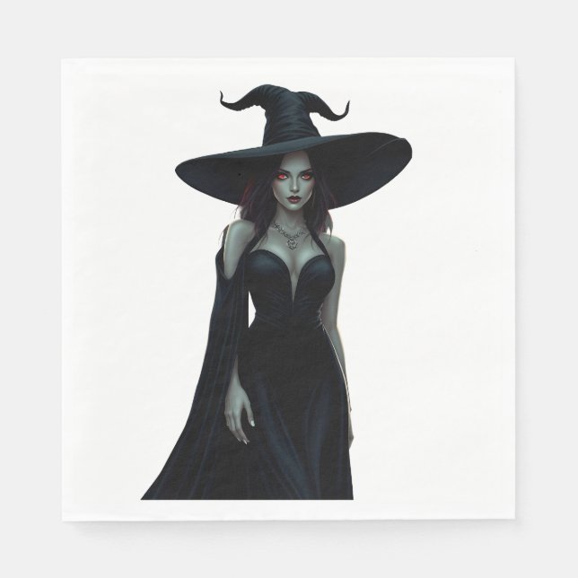 Witch of the Night Napkin (Front)