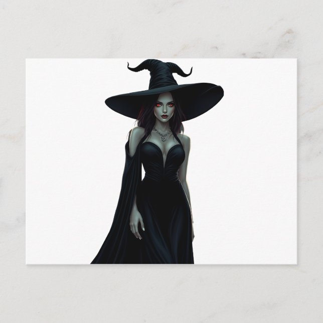 Witch of the Night Postcard (Front)