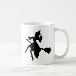 Witch on a Brromstick Coffee Mug