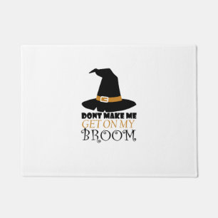 Witch on Halloween Doormat