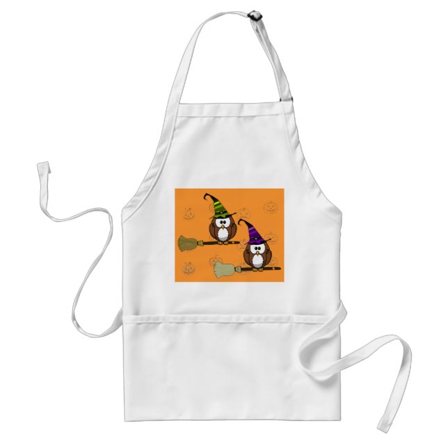 witch owl standard apron (Front)