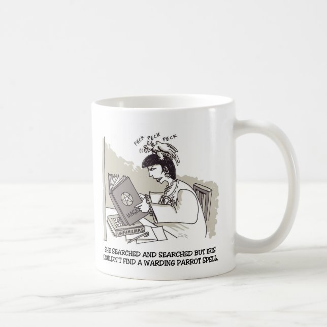 Witch Parrot left hand mug (Right)