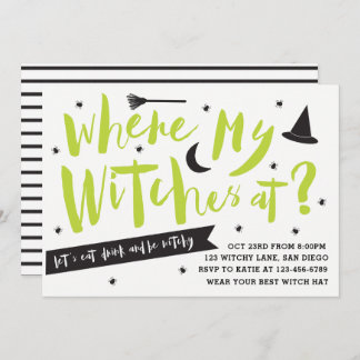 witch party invitation