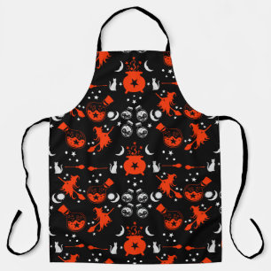 Witch Party Night Gift Decor Apron