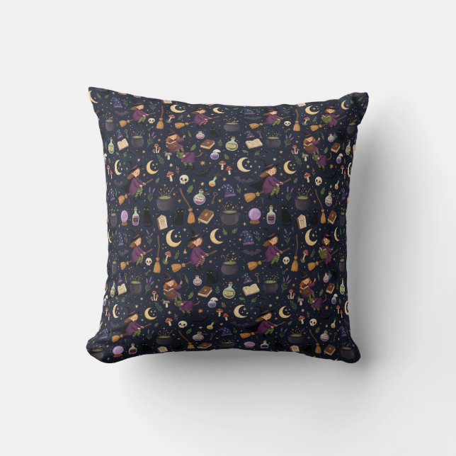 Witch Pattern Cushion (Front)