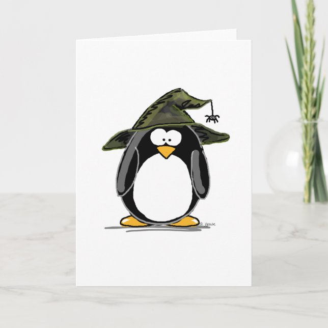 Witch Penguin Card (Front)