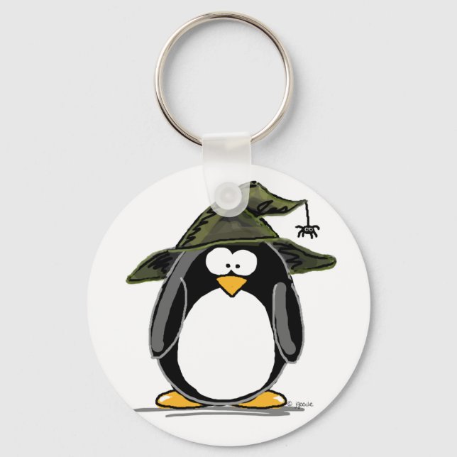 Witch Penguin Key Ring (Front)