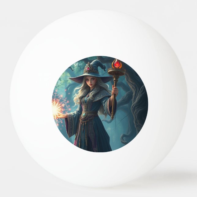 Witch Ping Pong Ball (Front)