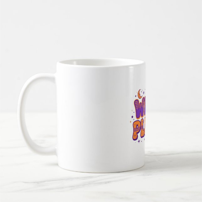 Witch Please Funny Halloween Typography Coffee Mug (Left)