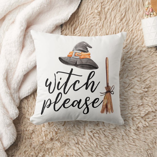 Witch Please Halloween Cushion (Blanket)