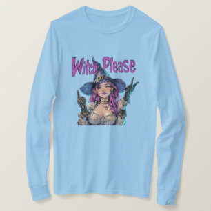 Witch Please Halloween Graphic T-Shirt – Funny