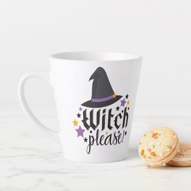 Witch please Halloween theme Latte Mug (In Situ)