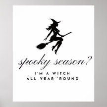 witch poster || halloween & spooky season