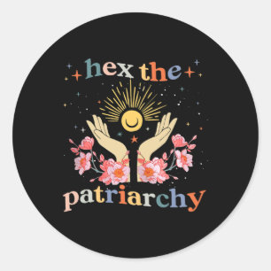Witch Pro Choice Feminist Classic Round Sticker