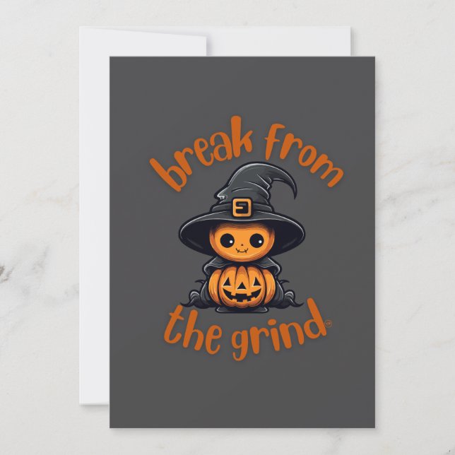 Witch Pumpkin BFTG  Invitation (Front)