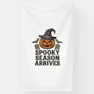 Witch Pumpkin Halloween Vintage Engraving Shirt De Banner