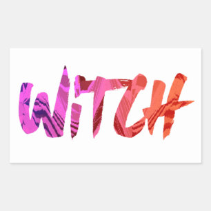 Witch Rectangular Sticker