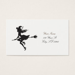 Witch Riding Broom Halloween Thunder_Cove