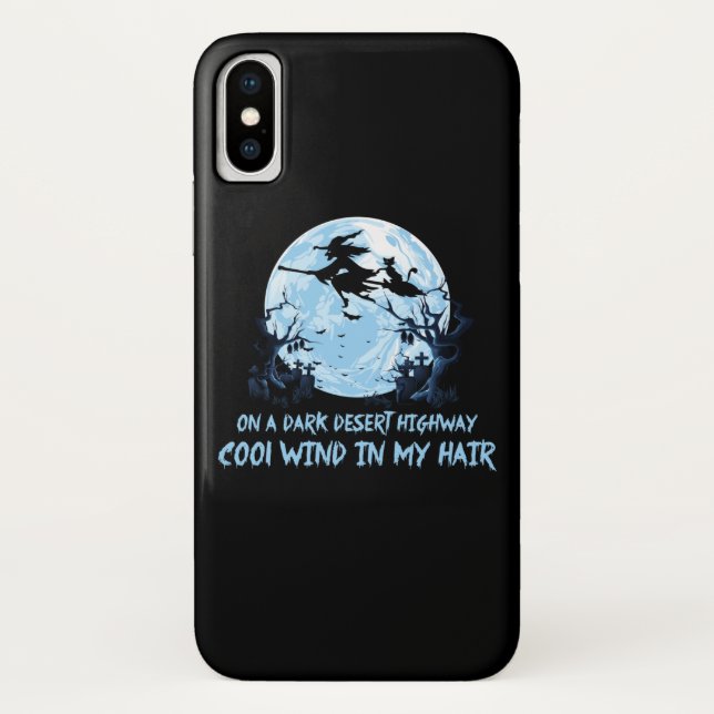 Witch Riding Brooms On A Dark Desert Highways Case-Mate iPhone Case (Back)