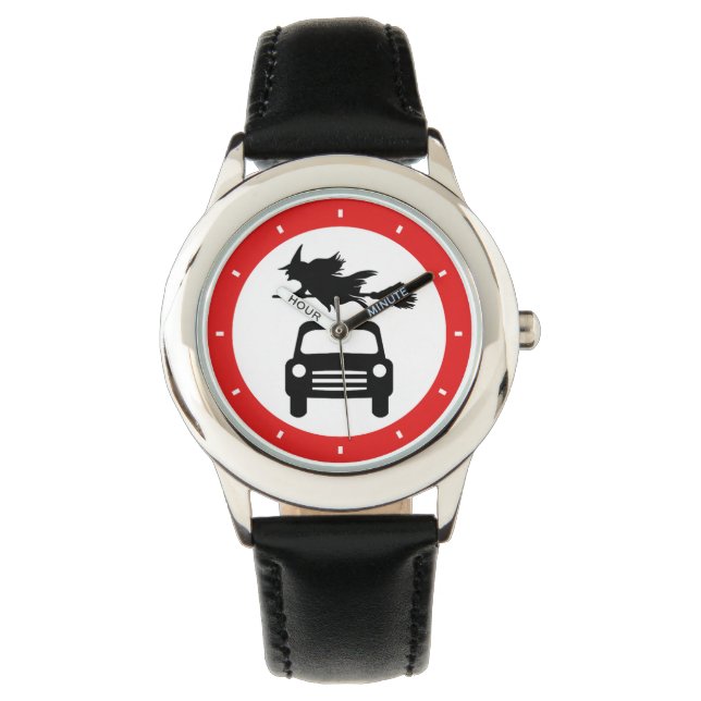 Witch Road Sign Watch (Front)