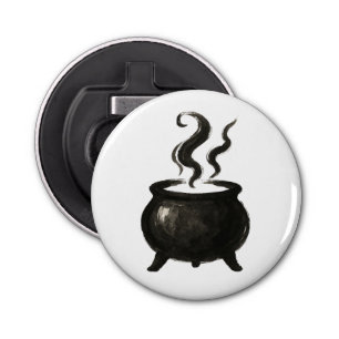 Witch’s Brew – Minimalist Halloween Cauldron on  Bottle Opener