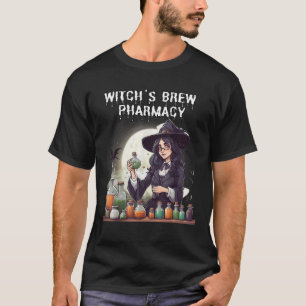 Witch s Brew Pharmacy Wizard Pharmacist Halloween T-Shirt