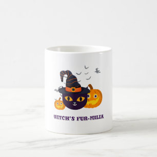 Witch’s Fur-miliar Halloween Coffee Mug