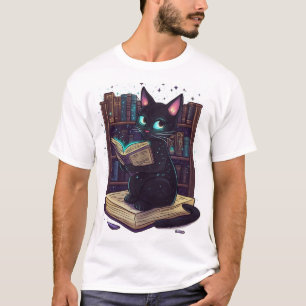 Witch�s Library Cat T-Shirt