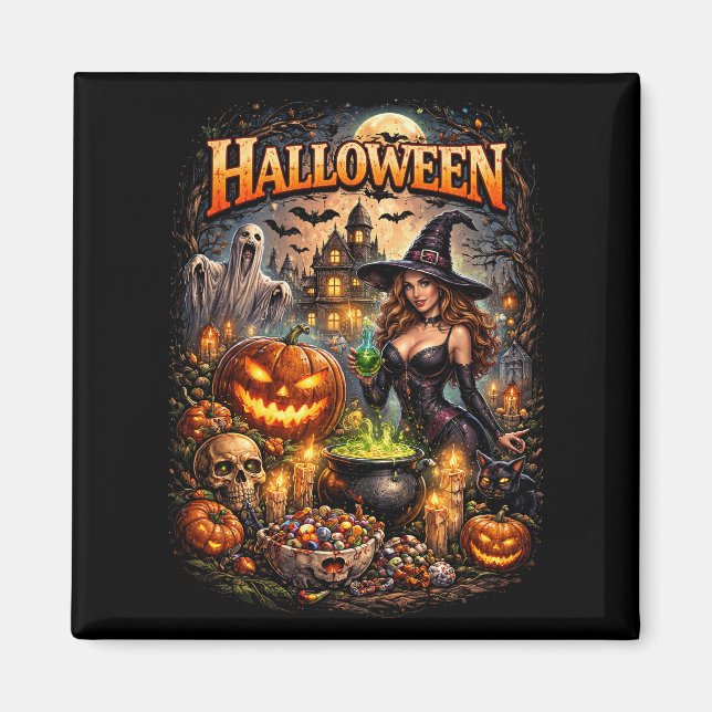 Witch’s Night Feast Magnet (Front)