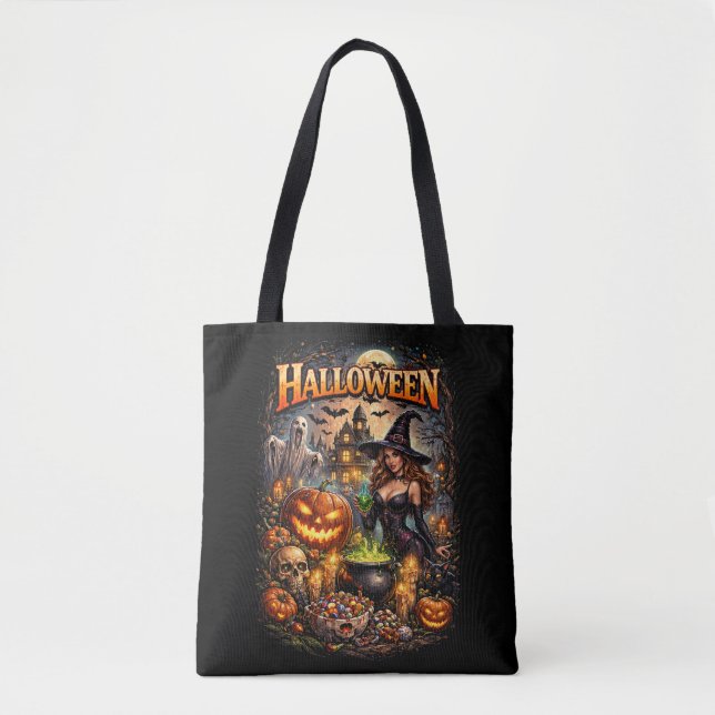 Witch’s Night Feast Tote Bag (Front)