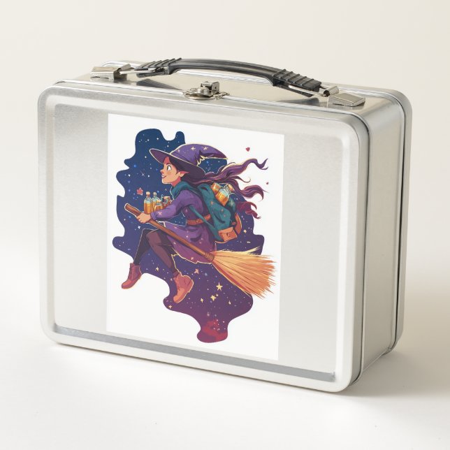 Witch�s Potion Delivery Metal Lunch Box (Front)