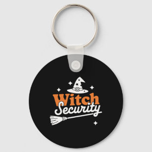 Witch Security Husnd Of Witches Husnd Halloween Co Key Ring