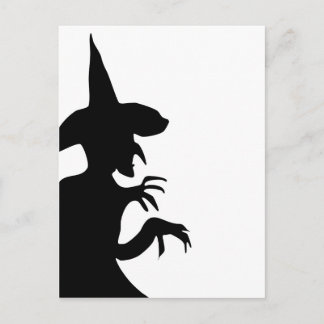 Witch Silhouette Postcard