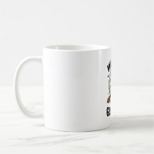 Witch Skeleton Graphic Witchy Greetings Vintage Ha Coffee Mug